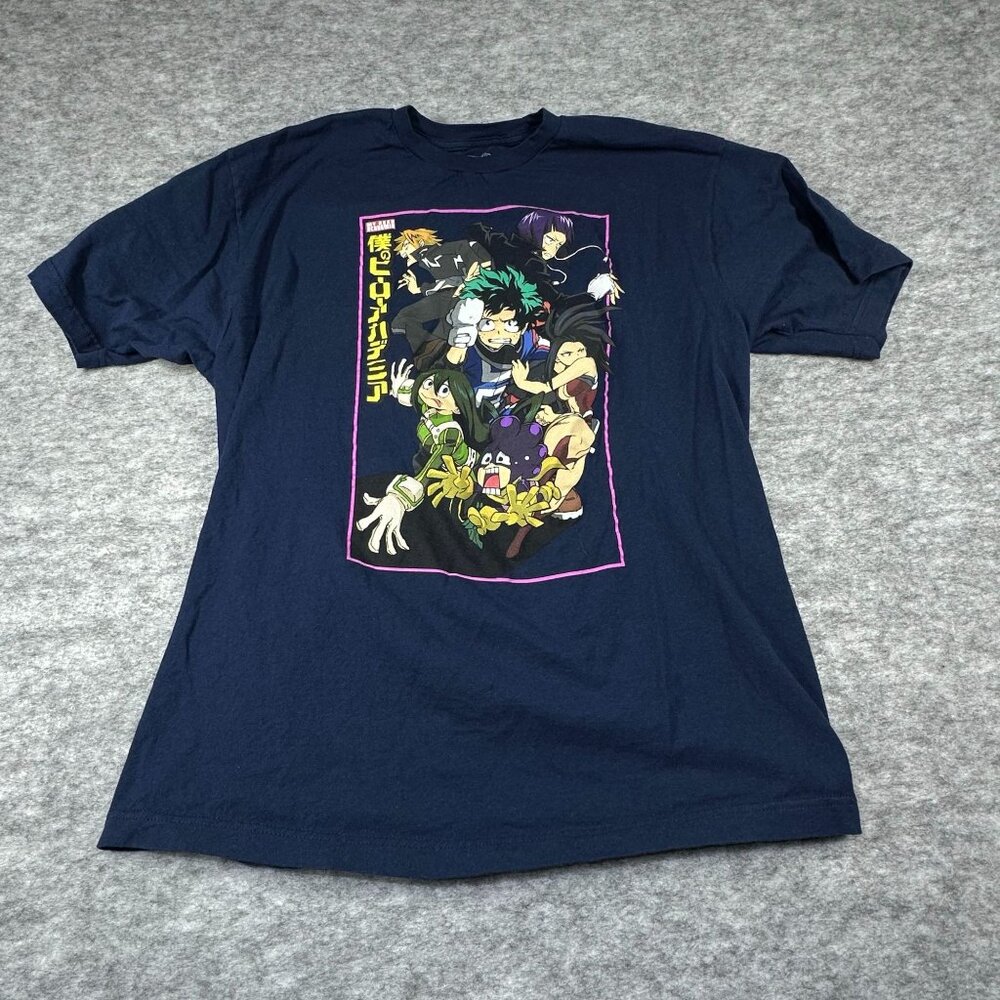 My Hero Academia Anime Mens‎ XL Graphic Tee 100% Cotton Funimation Excellent